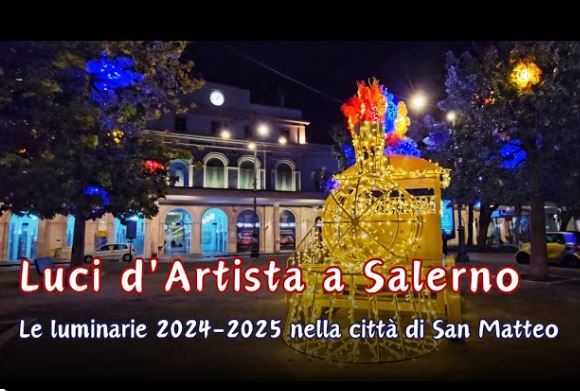 Luci d’Artista – luminarie a Salerno 2025