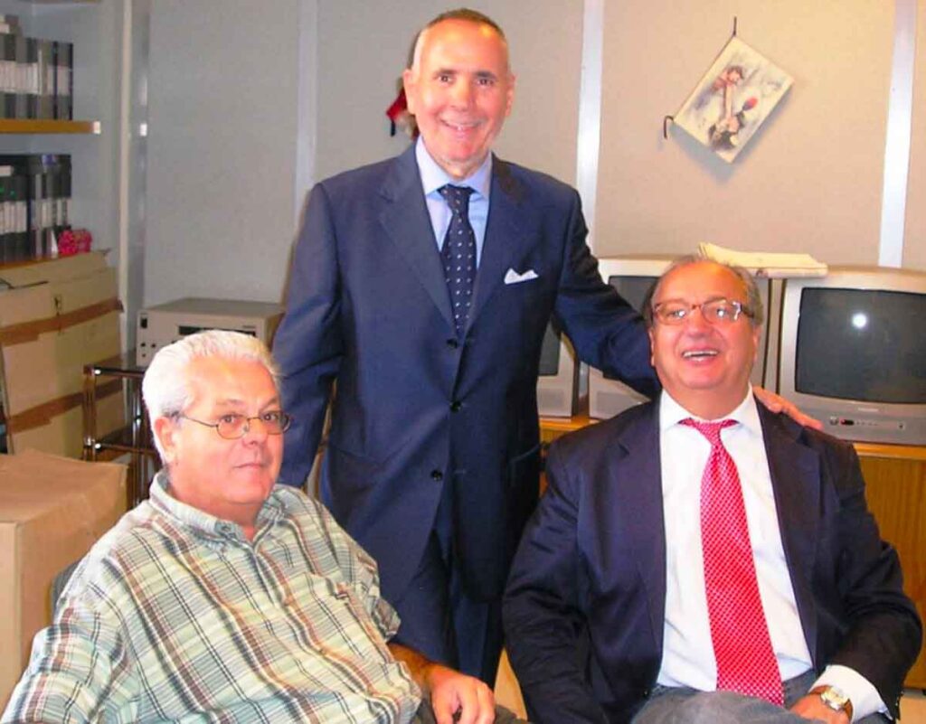 Mario Colangeli, Pino Nano e Giacomo Sado a Borgo Sant’Angelo sede storica della TGR RAI