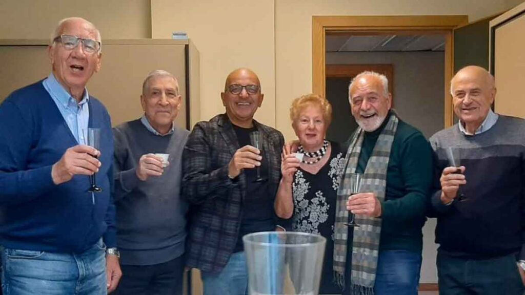 Ancra Romano Pellegrino e il suo vecchio team di lavoro