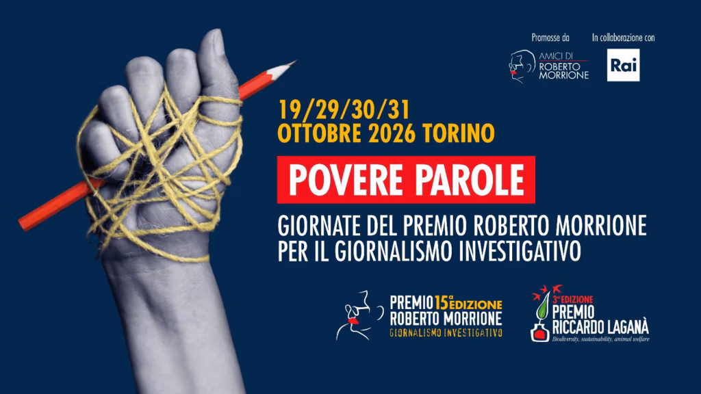 Torino, torna il Premio Roberto Morrione 2026
