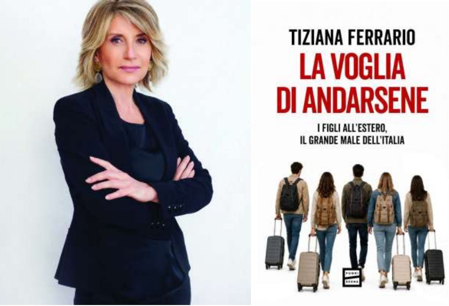 Avvolgente, iconico, provocatorio ma vero quanto mai l'ultimo libro della giornalista Tiziana Ferrario alle prese questa volta con  l'emigrazione dei nostri cervelli all'estero.